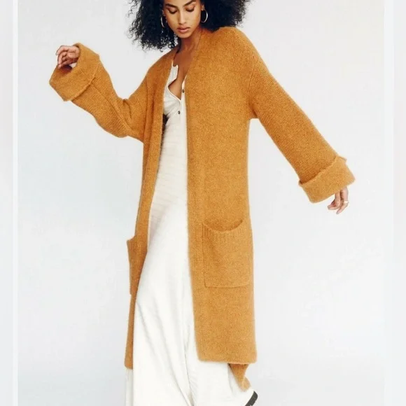 Free People Live in Tokyo Alpaca Blend Duster Cardigan - Picture 1 of 15